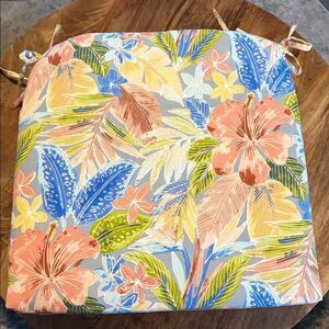 Hampton Bay 20 in. W x 20 in. D Universal Outdoor Seat Pad in Bahama